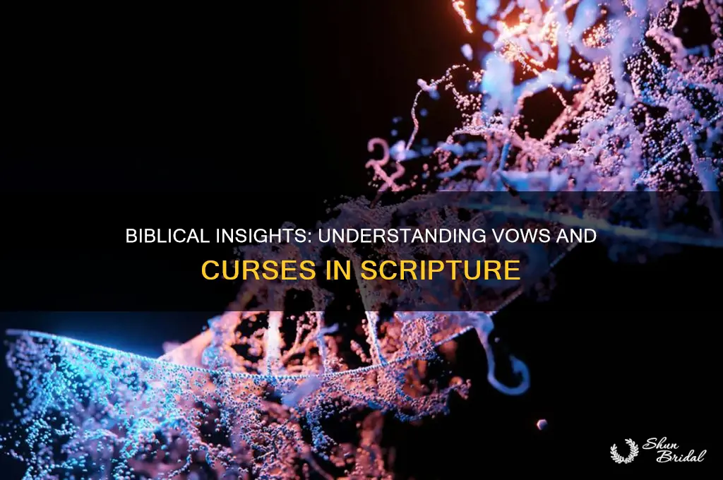 what does the bible say about vows and curses