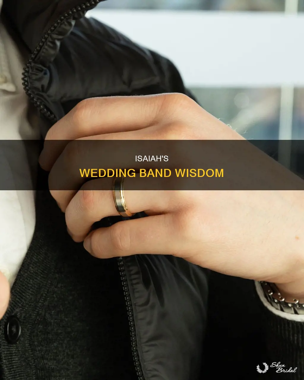 what does the book isiah say about wedding bands