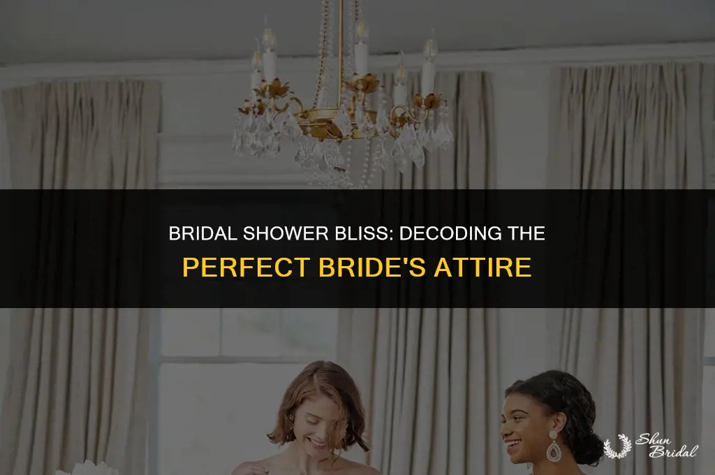 what does the bride wear to bridal shower