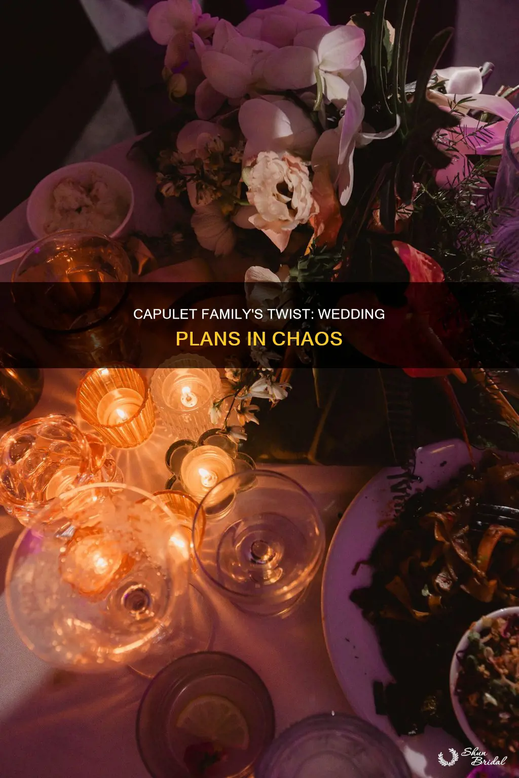 what does the capulet family change in wedding plans