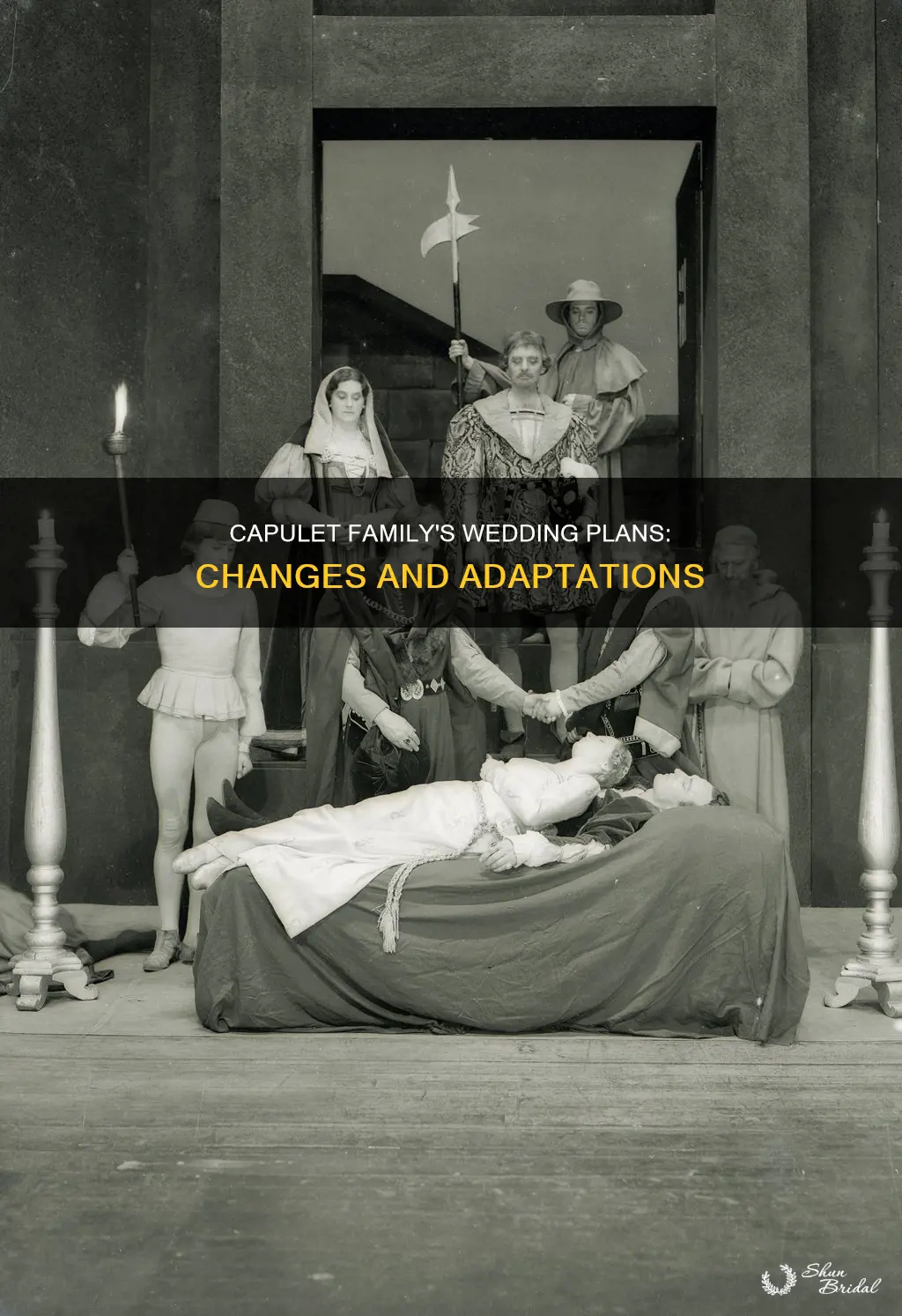 what does the capulet family change in wedding plans