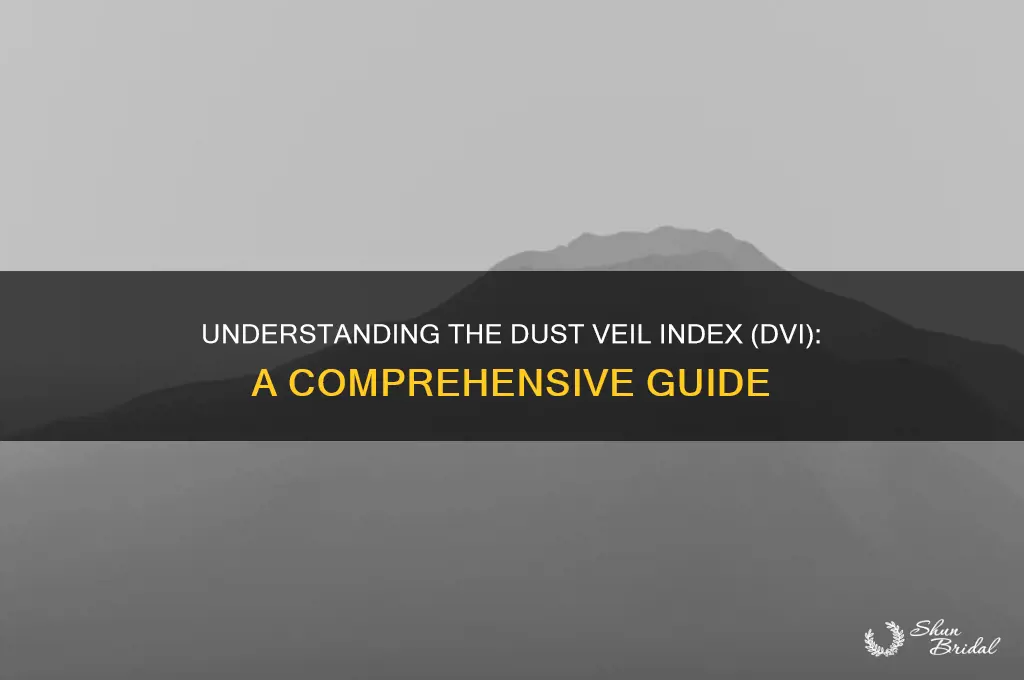 what does the dust veil index dvi refer to