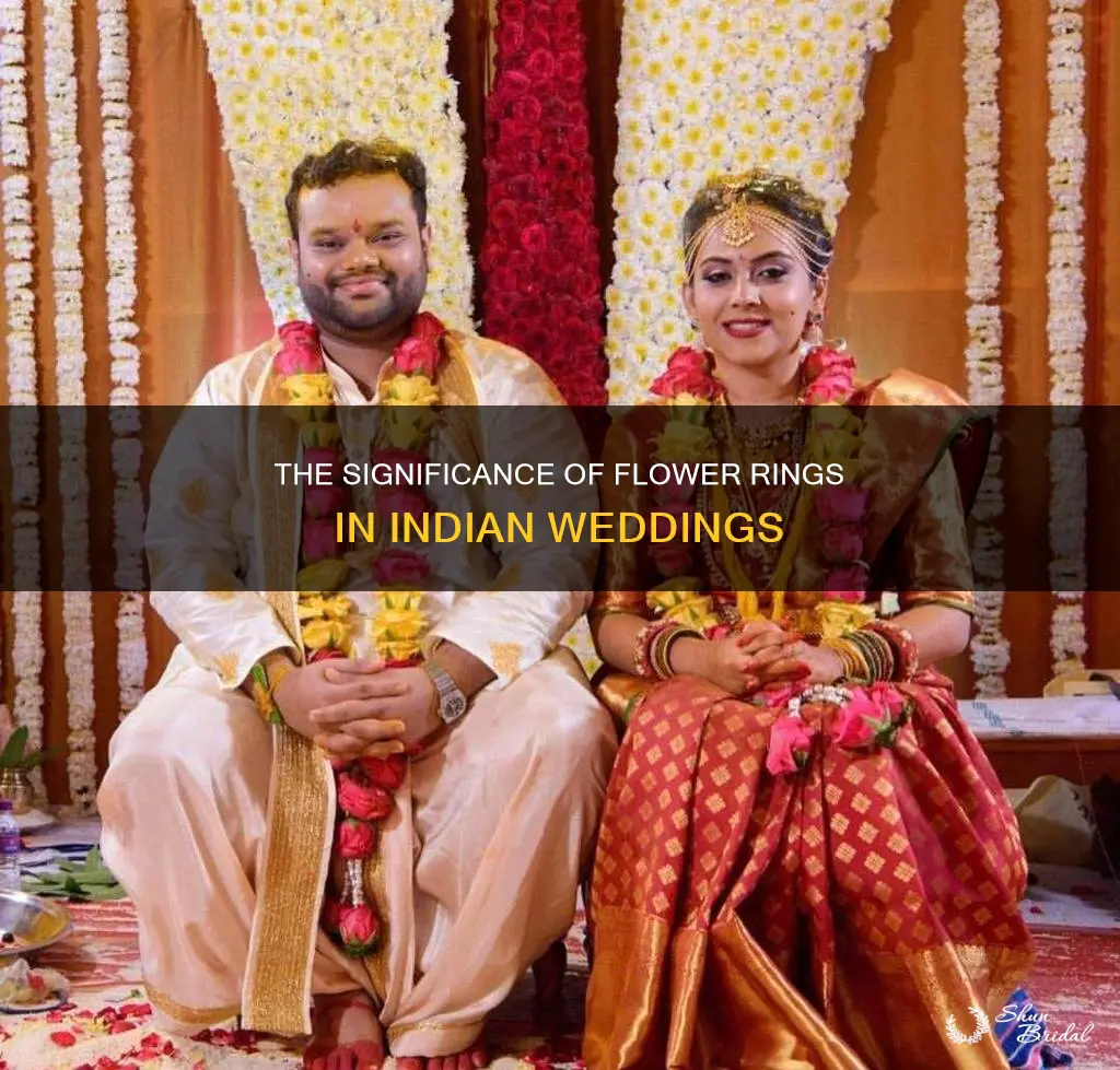 what does the flower ring symbolize in an indian wedding