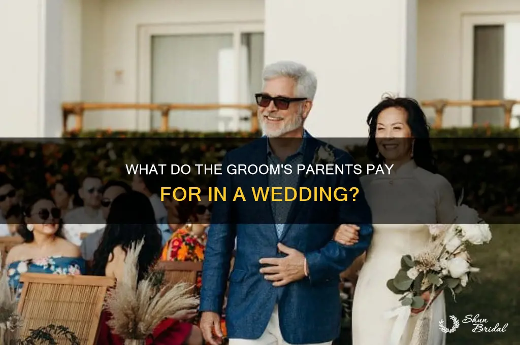 what does the geooms parents pay for in a wedding