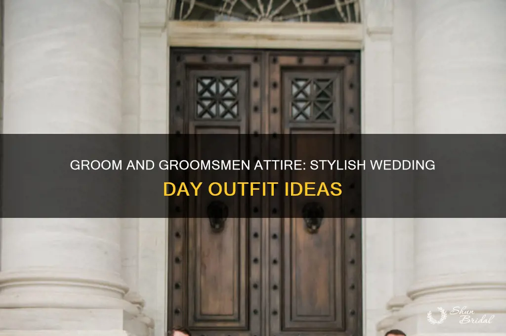 what does the groom and groomsmen wear