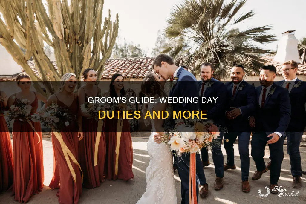 what does the groom need to do for the wedding