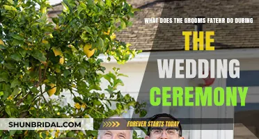 The Groom's Father's Role: Wedding Ceremony Responsibilities Explained