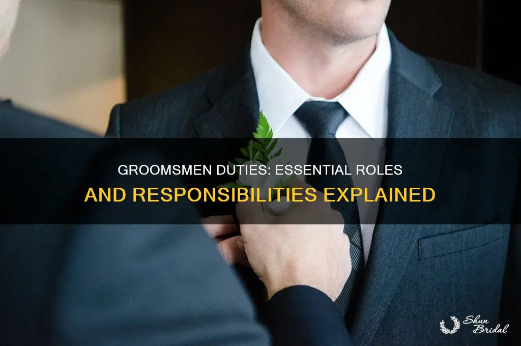 what does the groomsmen do