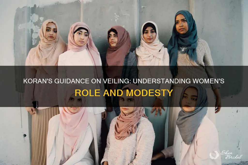 what does the koran say about women being veiled