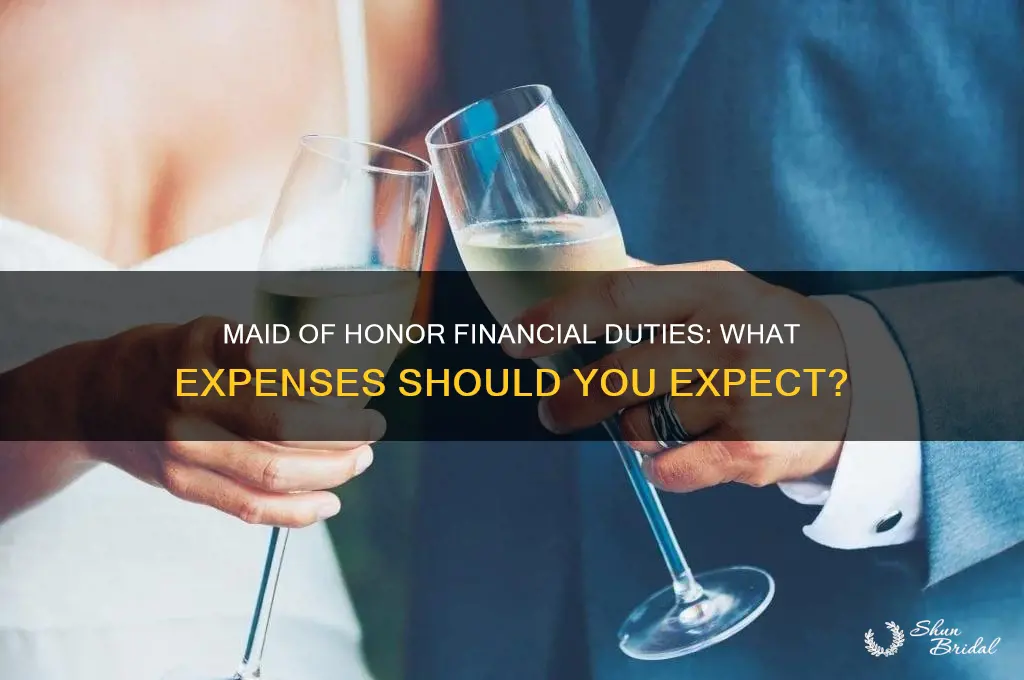 what does the maid of honour pay for