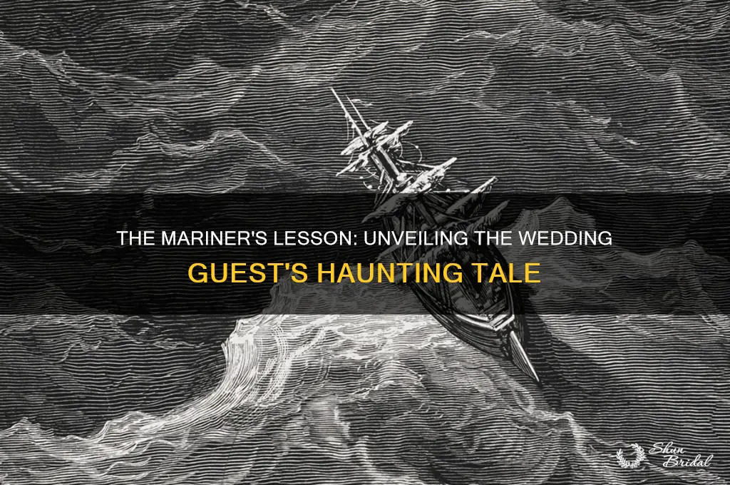 what does the mariner want to teach the wedding guest