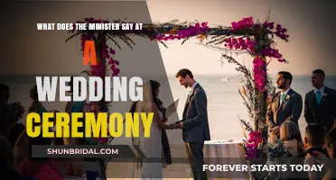Minister's Words: Unveiling the Heart of Wedding Ceremony Vows