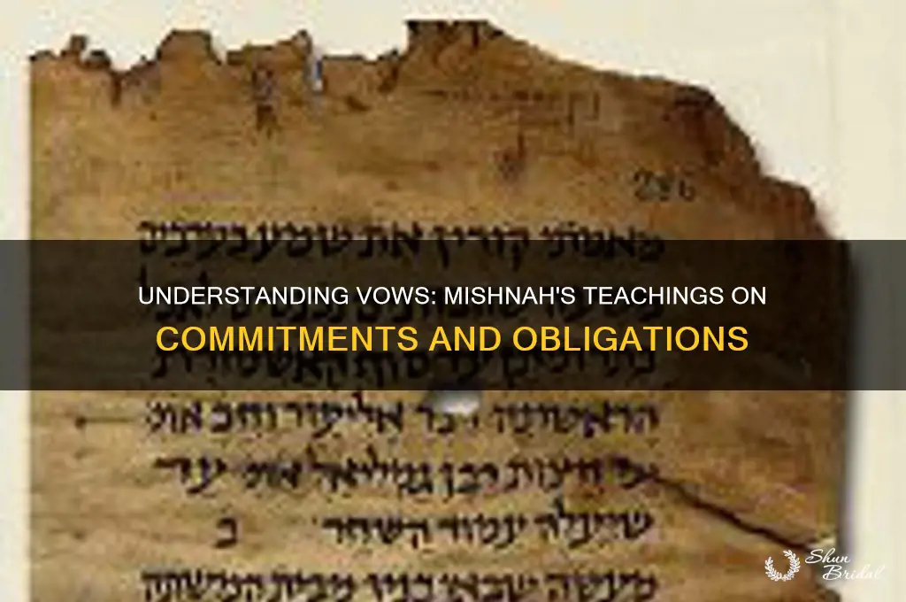 what does the mishnah say about vows
