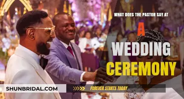 Sacred Vows: Understanding the Pastor's Words in Wedding Ceremonies
