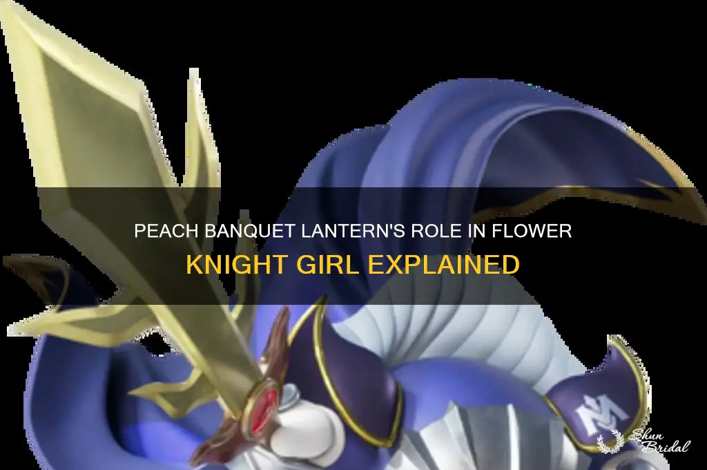 what does the peach banquet lantern do flower knight girl