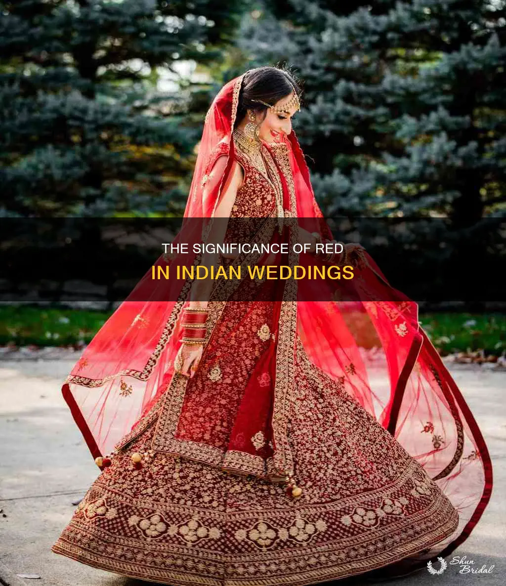 what does the red mean in wedding indian