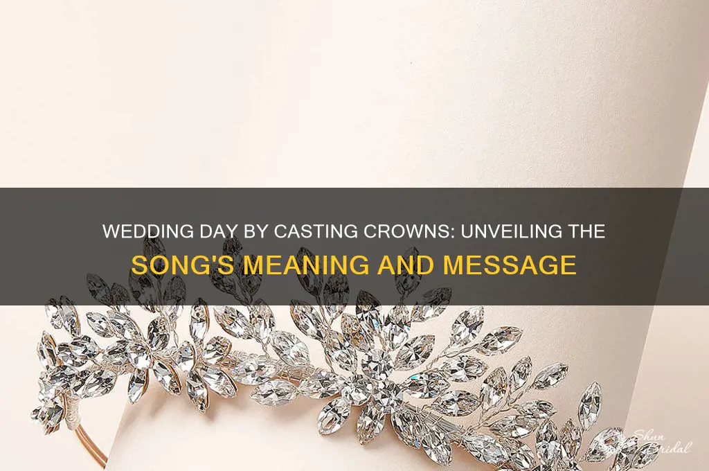 what does the song wedding day by casting crowns mean