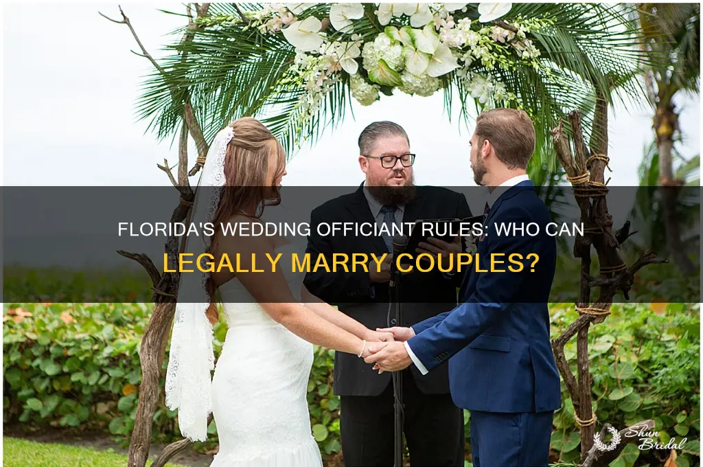 what does the state of florida allow for wedding officiants