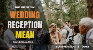 The Meaning of a Wedding Reception