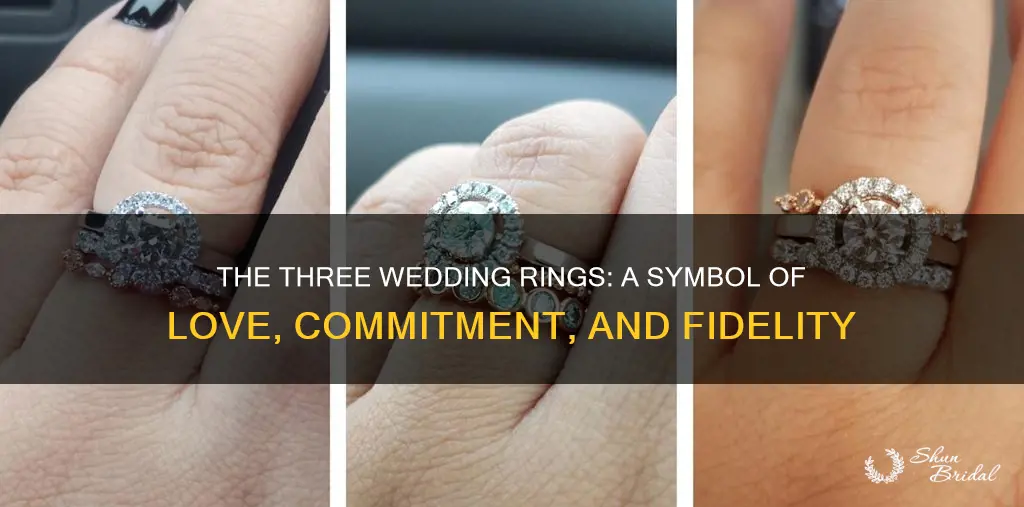 what does the three wedding ring symbolize