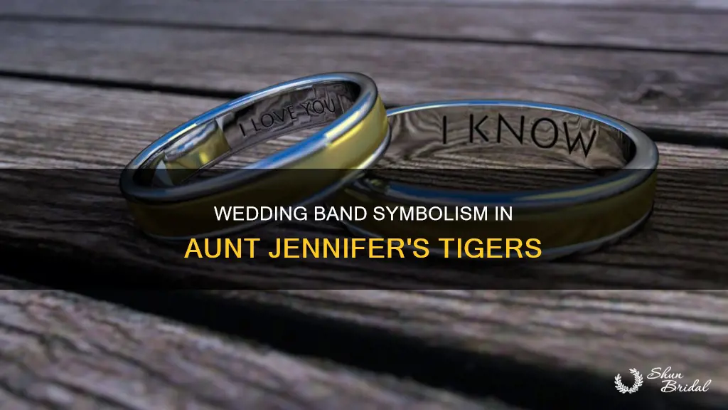 what does the wedding band symbolize in aunt jennifer