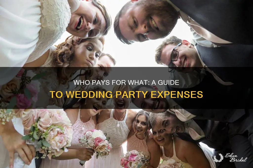 what does the wedding party pay for