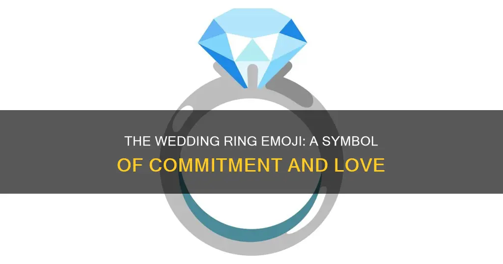 what does the wedding ring emoji mean