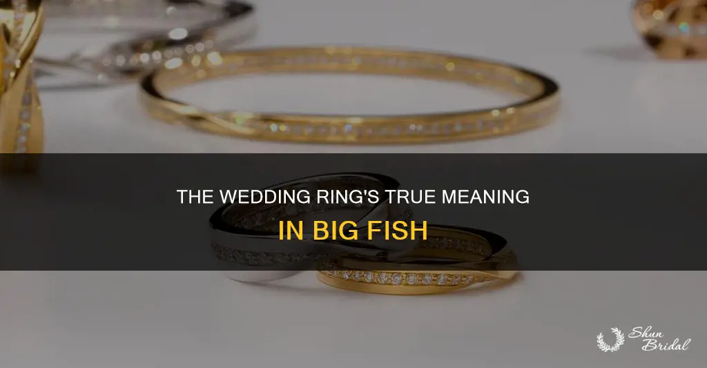 what does the wedding ring symbolize in big fish