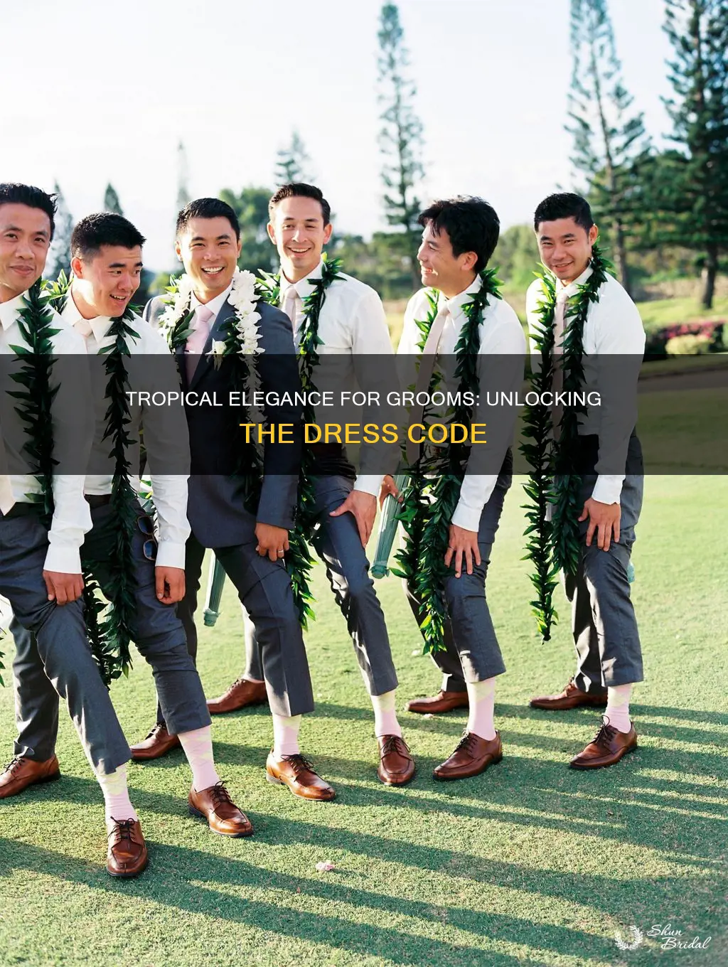 what does tropical elegance wedding attire for men mean