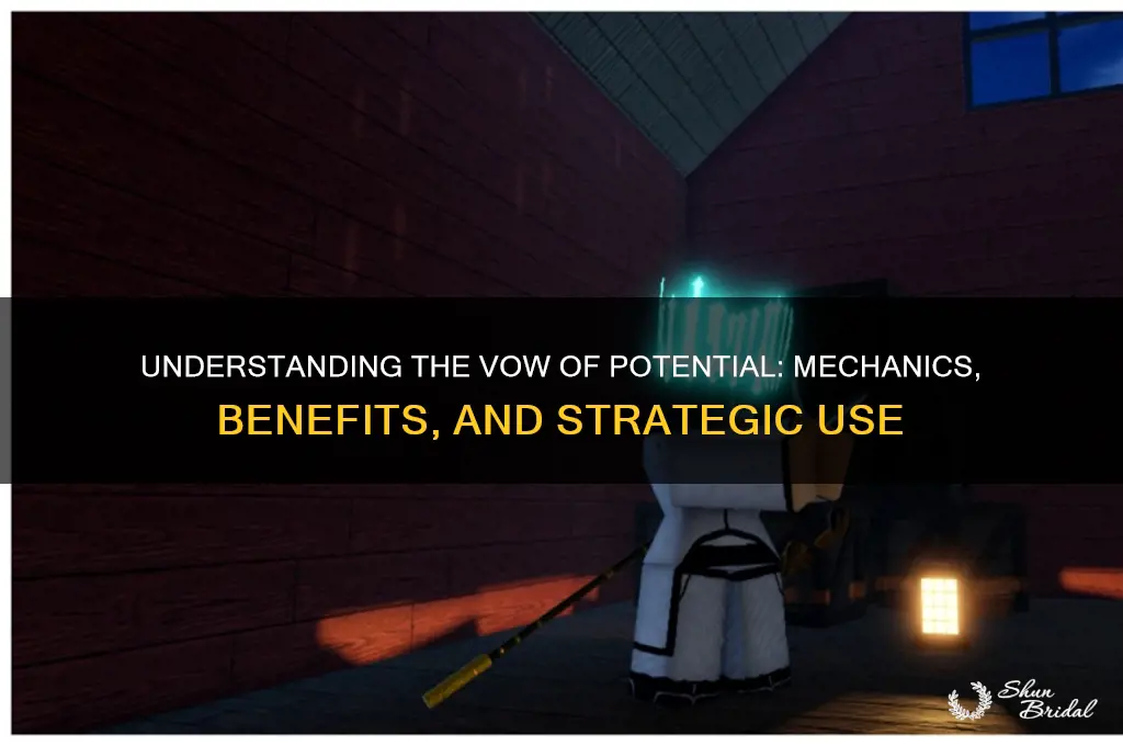 what does vow of potential do