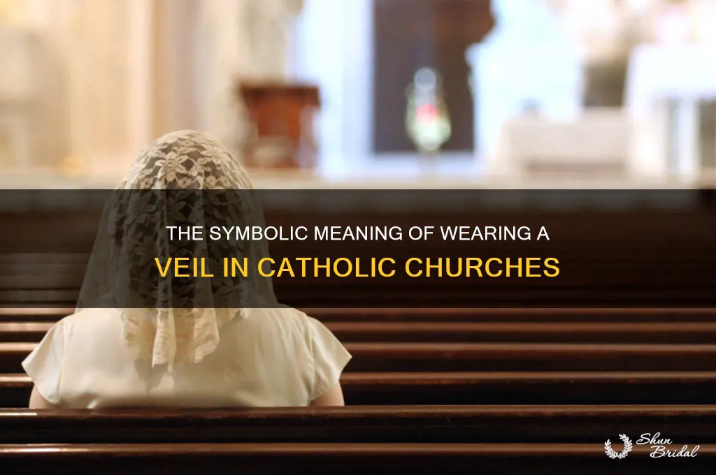 what does wearing a veil in a catholic church mean