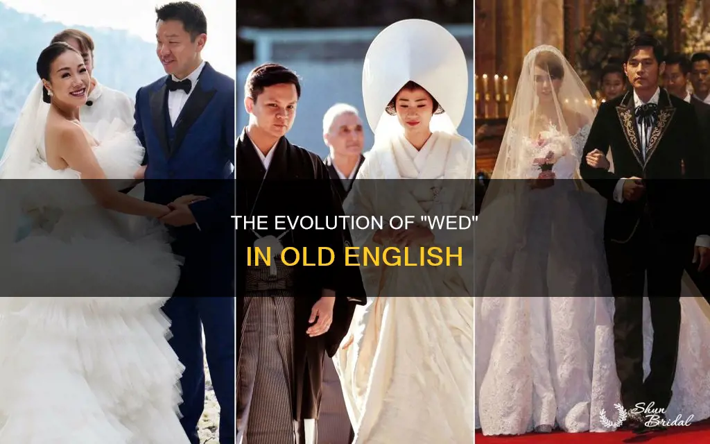 what does wed mean in old english