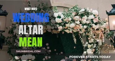 The Wedding Altar: A Symbolic Gateway to Ever After