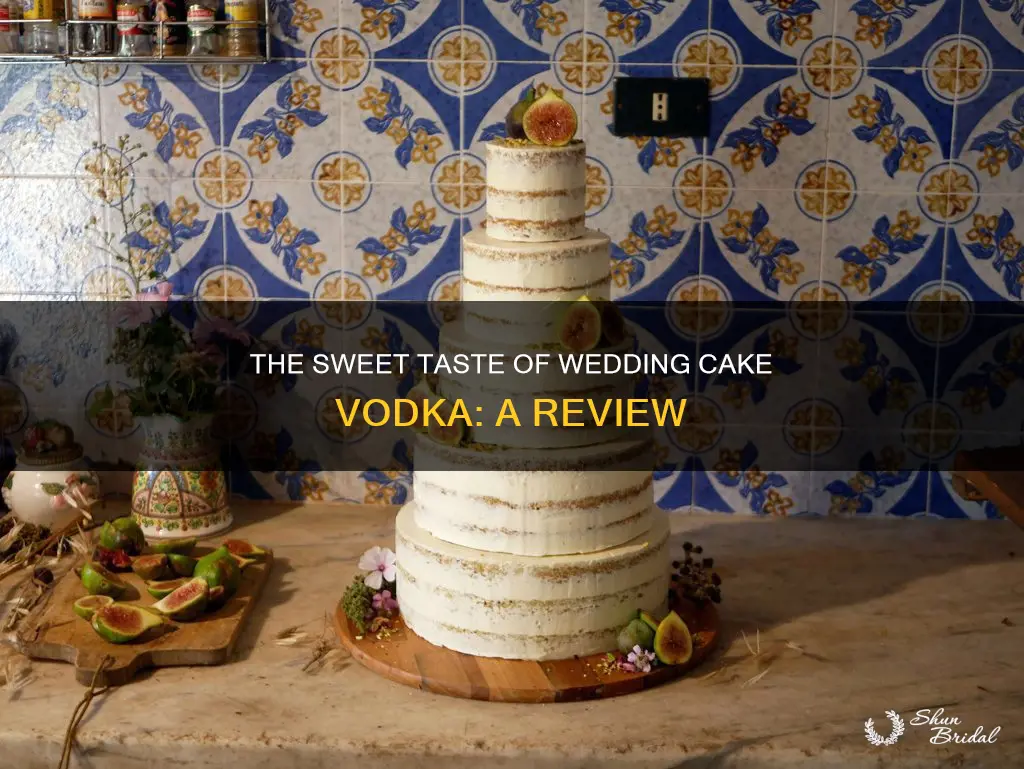 what does wedding cake vodka taste like