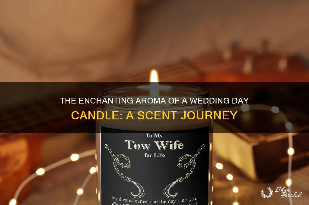 what does wedding day candle smell like