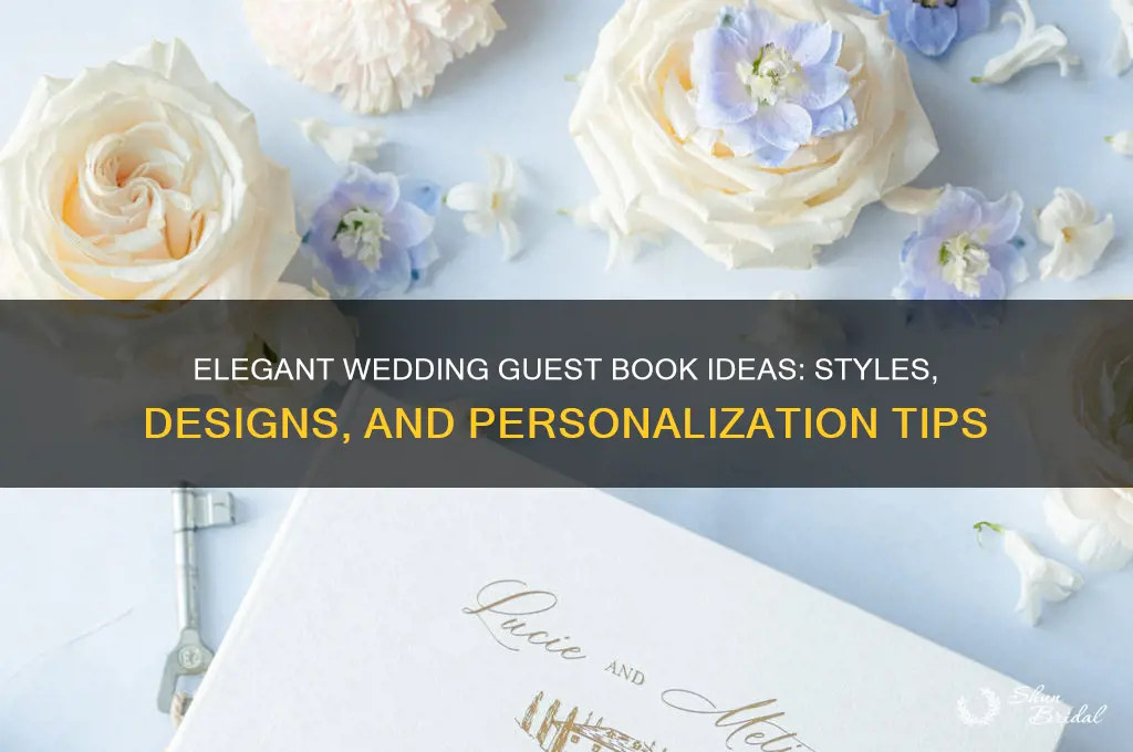 what does wedding guest book look like