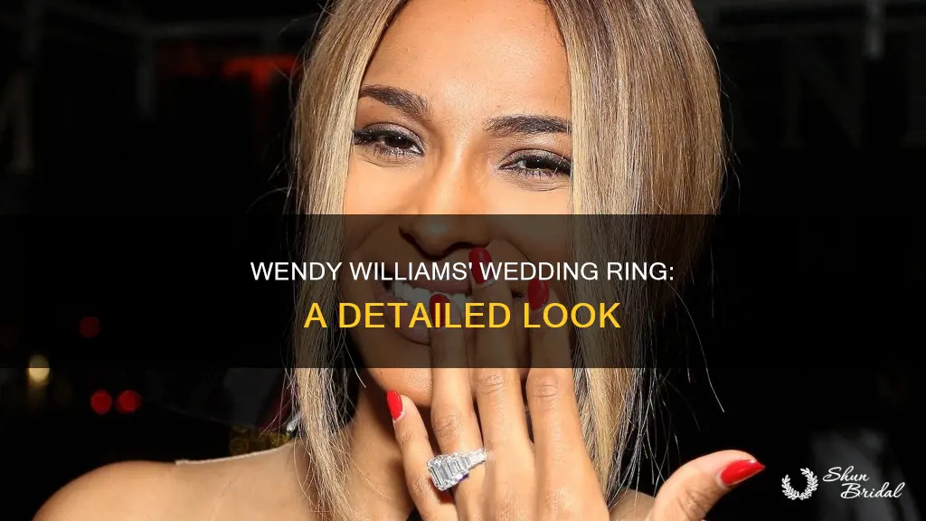 what does wendy williams wedding ring look like