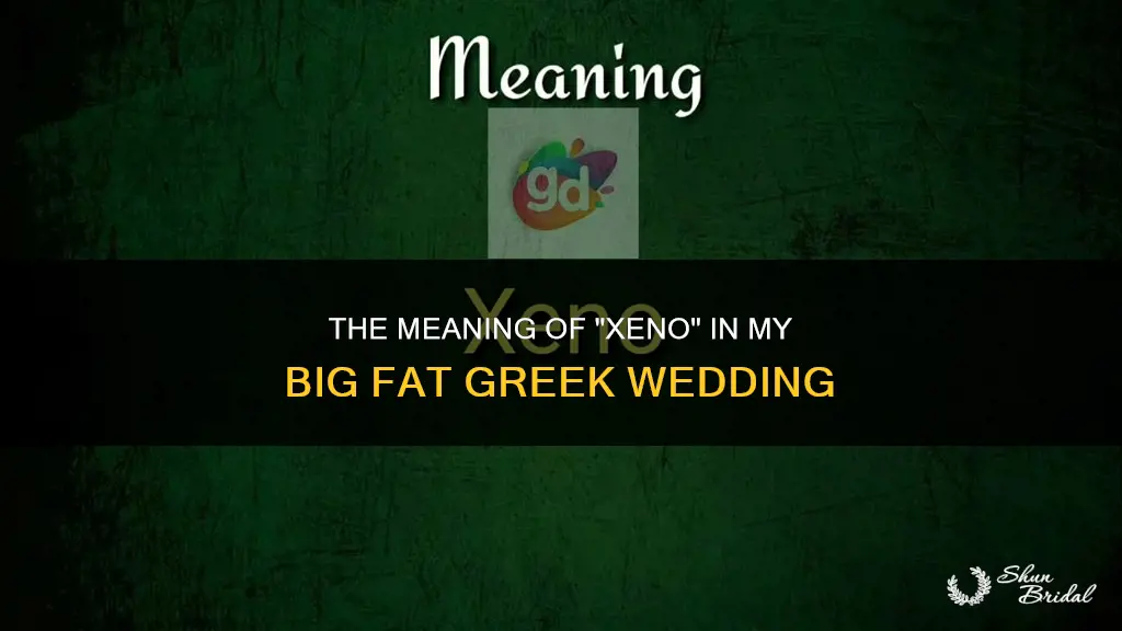 what does xeno mean in my big fat greek wedding