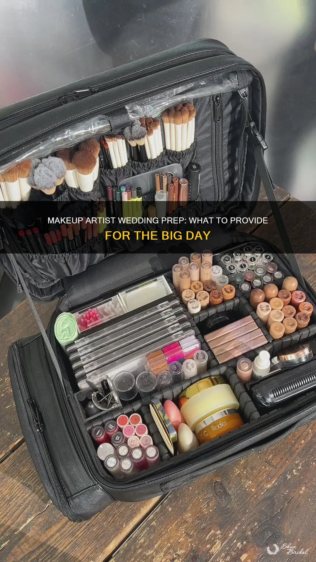 what does your makeup artist need at wedding venue