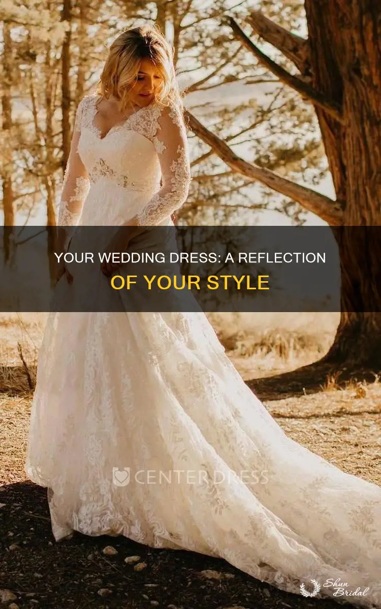what does your wedding dress say about you