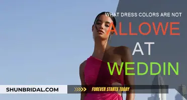 Avoid These Dress Colors at Weddings