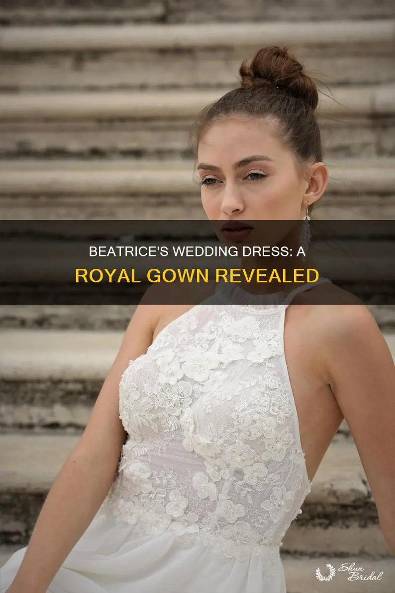 what dress did beatrice wear for her wedding