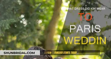 Kim's Paris Wedding Dress: A Fashion Statement
