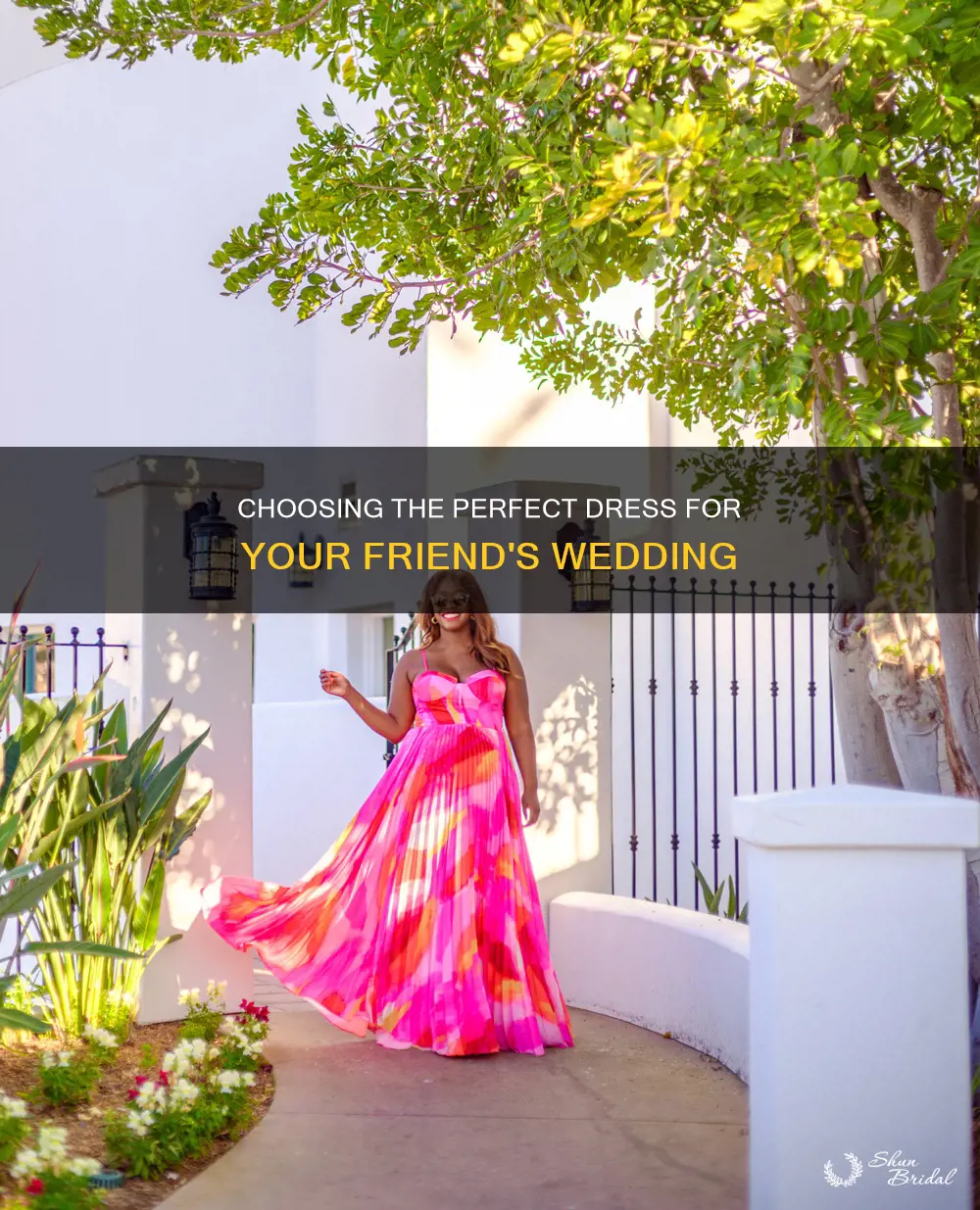 what dress should I wear to my friends wedding