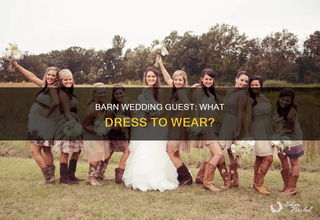 what dress to wear to a barn wedding