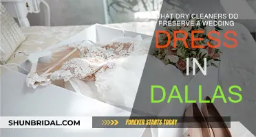 Dallas Dry Cleaners: Wedding Dress Preservation Perfection