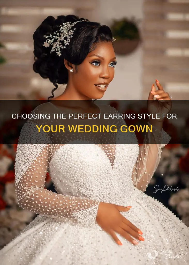 what earrings should I wear with my wedding dress