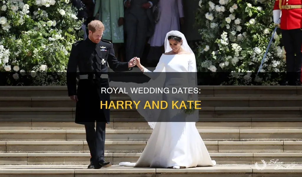 what eas kate and harry wedding date