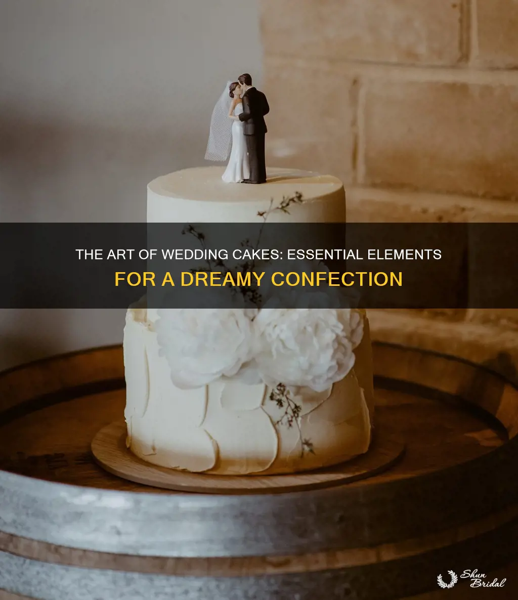 what elements are a part of all wedding cakes