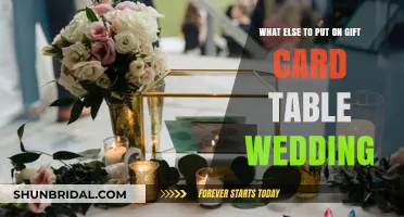 Creative Wedding Gift Card Table Ideas: Beyond the Basics